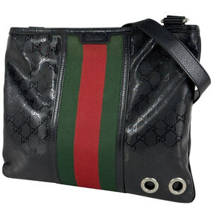 Gucci GG Imprime Shoulder Bag, Fiat 500 Collaboration, Sherry Line Web Coated...